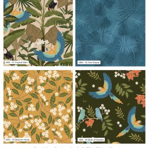 (Pre-order) Midnight Tropics - The Craft Cotton Co - Fat Quarters (3835)