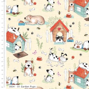 (Pre-order) The Dog House by Susan Wheeler - Cotton Prints (3834)