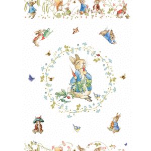 (Pre-order) Hill Top Garden - Peter Rabbit - Make + Believe Cotton Panels (3872-09/10)