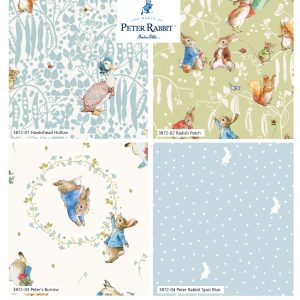 (Pre-order) Hill Top Garden - Peter Rabbit - Make + Believe Cotton Fat Quarters (3871)