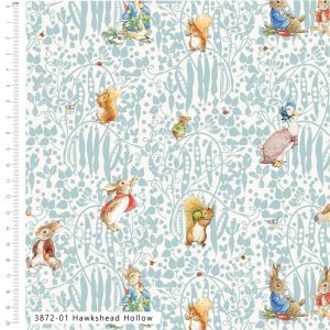 (Pre-order) Hill Top Garden - Peter Rabbit - Make + Believe Cotton Prints (3872)