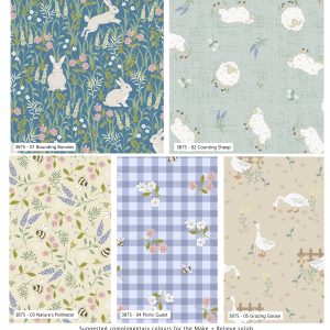 (Pre-order) Wildflower Pastures - The Craft Cotton Co - Fat Quarters (3875)