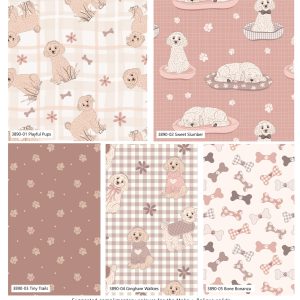 (Pre-order) The Cava-Pup Collection - The Craft Cotton Co - Fat Quarters (3890-00)