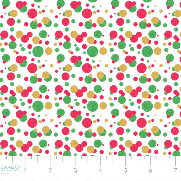Santa Social Club - Camelot - Christmas Cotton Prints (190101) - Image 3