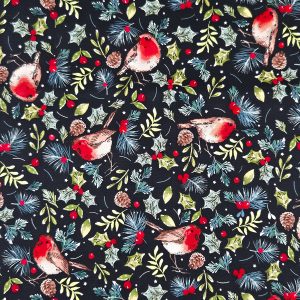 Little Jolly Robin by Susan Wheeler - Cotton Print (3972-00)