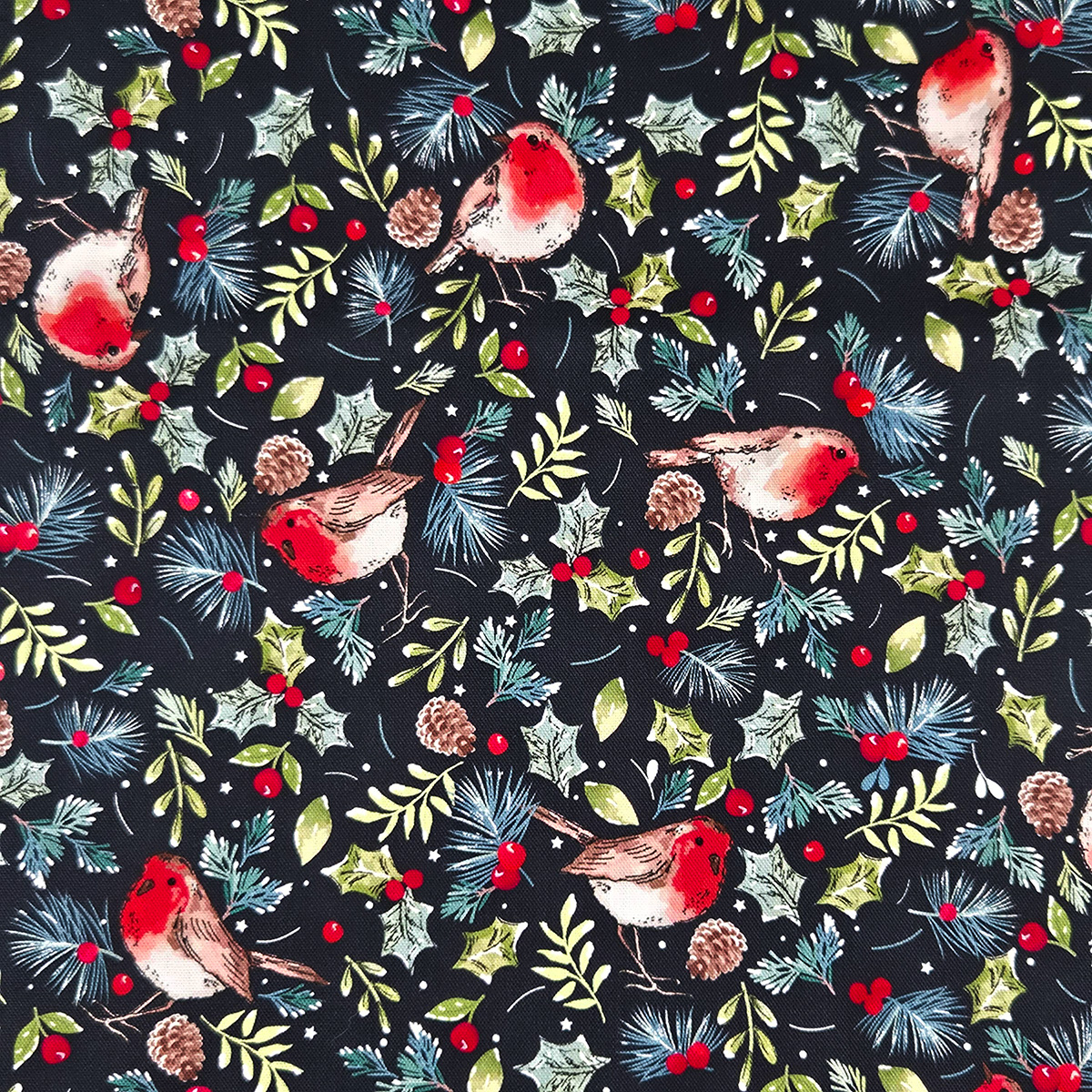 Little Jolly Robin by Susan Wheeler - Cotton Print (3972-00)
