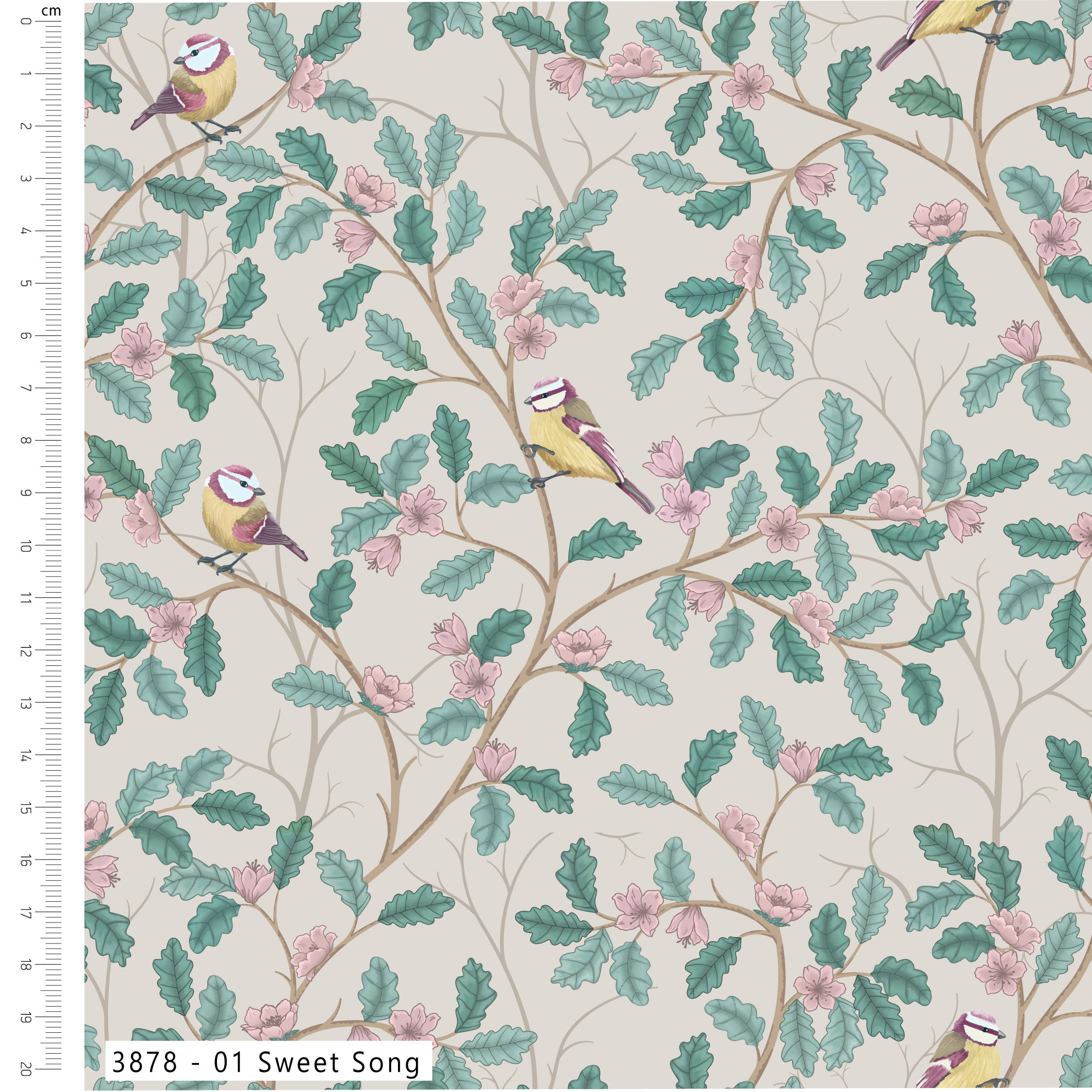 (Pre-order) Blossom & Birdsong - Alexandra Holt - Cotton Prints (3878) - Image 2