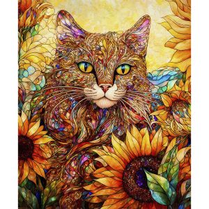 Sonny in the Sunflowers - Camelot - Fabric Panel (16240204P-01)