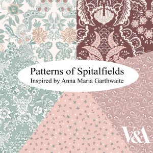 (Pre-order) Patterns of Spitalfields - Anna Maria Garthwaite - V&A - Organic Cotton Prints (3914-00)
