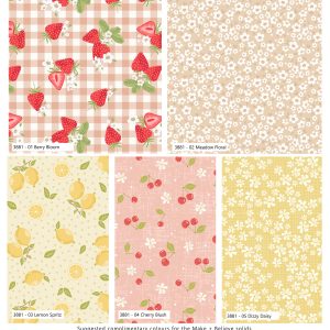 (Pre-order) Sugar & Sunshine - The Craft Cotton Co - Fat Quarters (3881-00)
